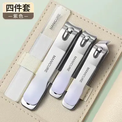 Portable full nail clipper and pedicure set - 9
