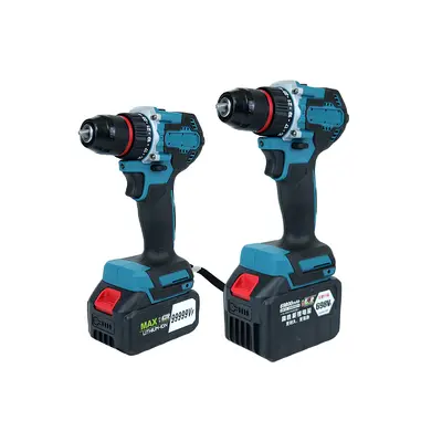13mm impact electric drill screwdriver set home small electric drill rechargeable multi-function lithium battery two-speed drill