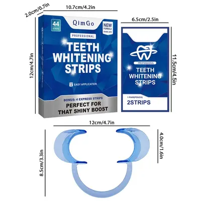 PAP whitening strips non-peroxide customizable