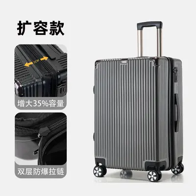 Women's Trolley Suitcase, Double-Layer Explosion-Proof, Combination Lock - 12