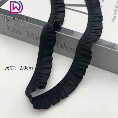 Naylon Elastik Bant, 1,0 cm ve 1,5 cm Parlak Kumaş, Oyuncak Bebek Giysisi için - 3