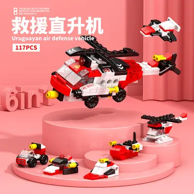 Children's Small-Particle Building Block Toy Set, Military Theme, Gift for Boys and Girls - 13