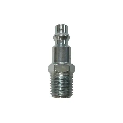 American 1/4 NPT Quick Connect External Thread Fitting, Galvanized Iron
