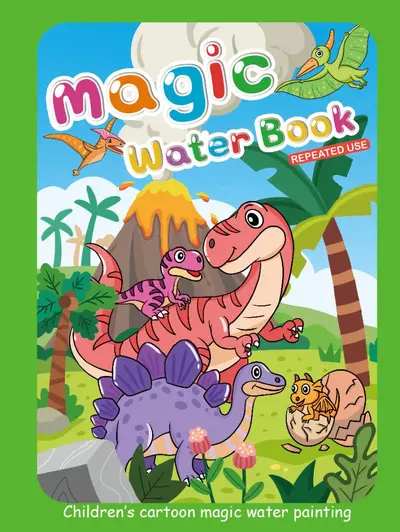 Children's Educational Magic Water Painting Book in English - 8