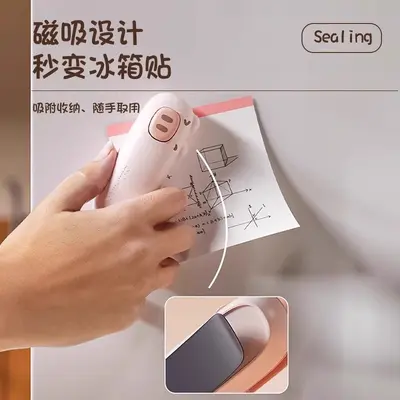 Portable magnetic clip mini heat sealing machine food snacks