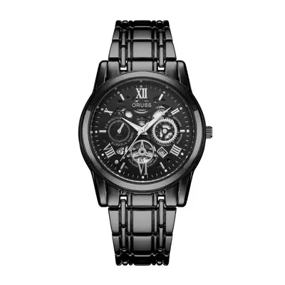 Official movement Swiss brand men's watch waterproof men's watch luminous watch hollow dial diamond watch calendar fashion watch