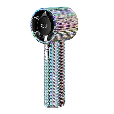 Strass-Handventilator mit USB-Aufladung, tragbar