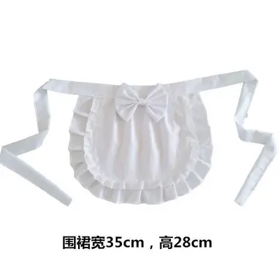 厂家批发儿童围裙百搭白棉半身无袖配洋服公主代发