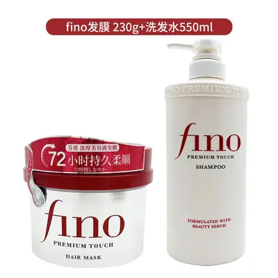 Fino Moisturizing Shampoo, Oil Control and Volumizing, 550ml - 10