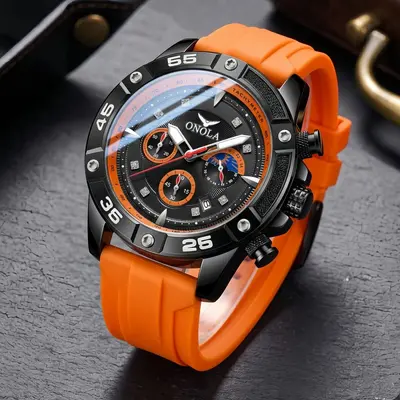 Bestseller von Xiyin ONOLA/ONOLA modische und alltägliche neue multifunktionale Quarz wasserdichte Armbanduhr