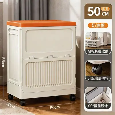 Foldable Storage Box, Flip-Top Lid, Clothing and Bedding Organizer - 9