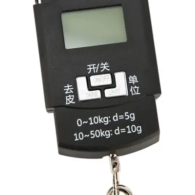 Portable Electronic Hand Scale 50 kg, Mini Luggage and Fishing Scale