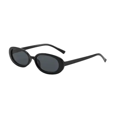 3-Pack Oval Frame Sunglasses for Women, Retro Style - 6