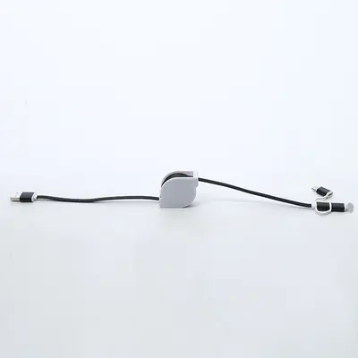 3-in-1 Datenkabel, einziehbar, 3A, multifunktionales Laden