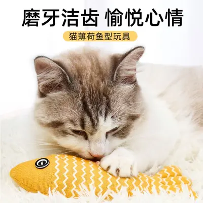 Catnip Ball Cat Toy Set with Mouse and Teething Stick - 3