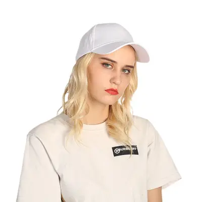 Hersteller maßgeschneiderte Baseballkappe einfarbig Unisex großer Kopfumfang steifer Schirm reine Baumwolle bestickt bedrucktes Logo Werbekappe - 6