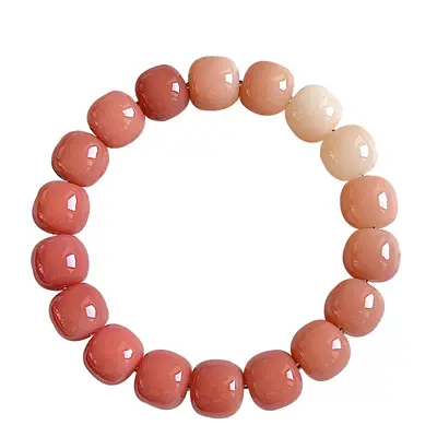 Hochwertige natürliche Bodhi-Wurzel-Armbänder für Herren und Damen, Bodhi-Samen Yuanshan Dai Retro-Stil handgewickelte Armbänder mit weichen Perlen