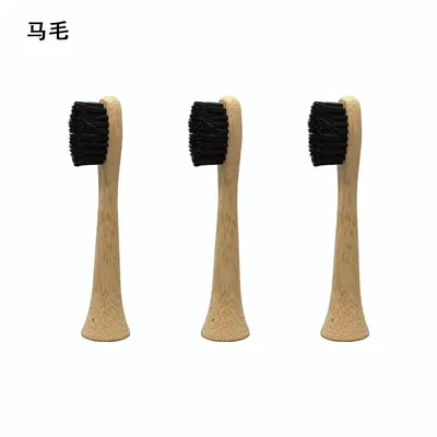 K01 Bamboo Toothbrush Replacement Head for Smart Electric Toothbrush - 10