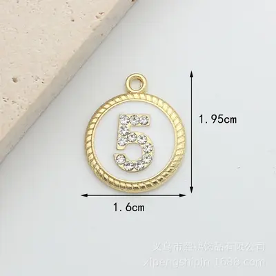 Alloy Hat Bow Bag Perfume Bottle Earring Bracelet DIY Jewelry Accessories - 11