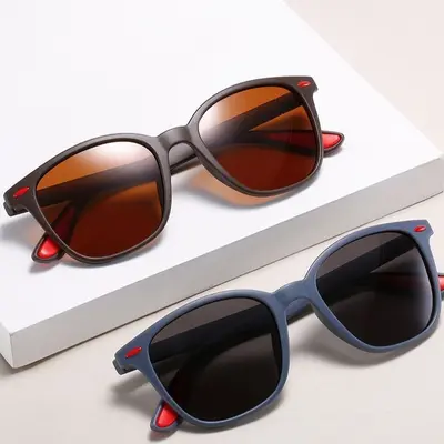 Herren-Klassische Sportsonnenbrille, Nieten-Design, zum Angeln und Outdoor - 4