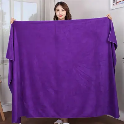 Beauty salon large bath towel, absorbent and lint-free bath towel, large towel, physiotherapy massage heating bed towel - 8