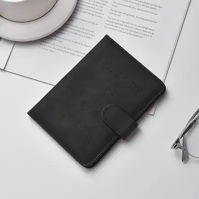 Passport cover, PU leather, magnetic closure, color-changing - 12