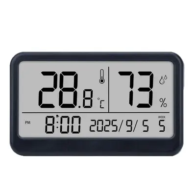 Digitales Temperatur- und Feuchtigkeitsmessgerät, Mini-Thermometer mit Magnetwecker