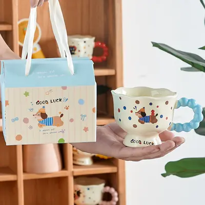 创意陶瓷杯可爱高颜值马克杯小礼品杯子伴手礼高级感水杯礼盒定制 - 7