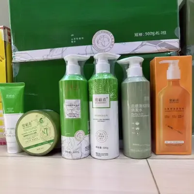 Herbal Face Cleanser and Hair Care Set for Women - 3