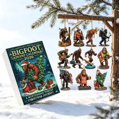 Weihnachts-Countdown-Blindbox mit Bigfoot-Anhänger - 4