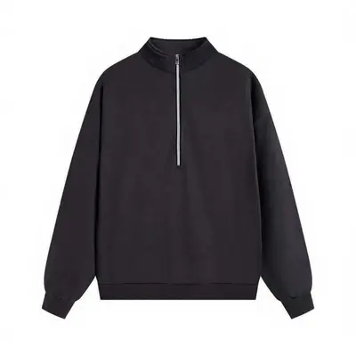 Women's sports sweatshirt, half zip, mock neck, long sleeve, warm - 10