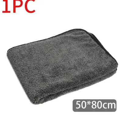 Ultra-Fine Microfiber Car Wash Towel, Thick, Absorbent, Lint-Free - 7