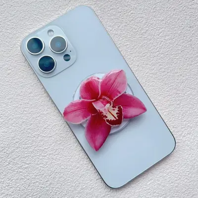Orchid Magnetic Phone Holder, Foldable Desktop, Portable - 9