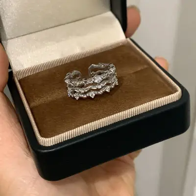 Damenring 18 Karat Silber - 10