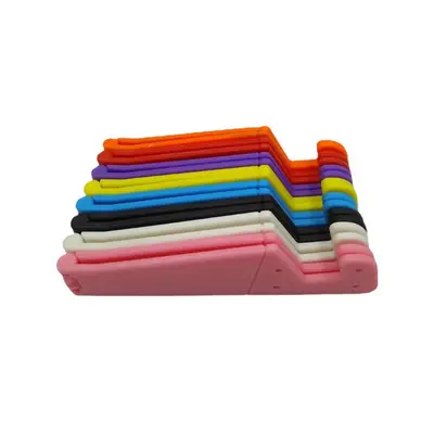 Mobile phone holder desktop holder V-shaped mini phone tablet holder lazy portable foldable holder customizable with logo