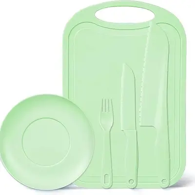 Children's plastic knife set, early learning, cake and fruit cutting - 10