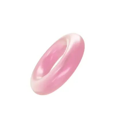 Men's Vibrating Penis Ring, Time Delay, Transparent Multi-Color - 10