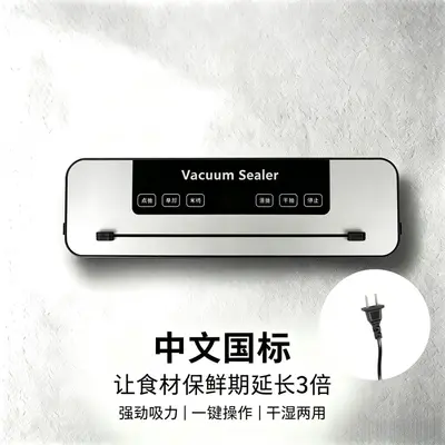 食品保鲜机自动真空封口机干湿两用批发跨境包装机家用真空封口机 - 7