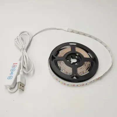 USB 5V Dimmable LED Strip Light 2835, Self-Adhesive