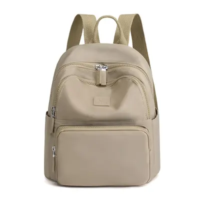 Women's Casual Solid Color Backpack, Korean Style, Large Capacity - 8