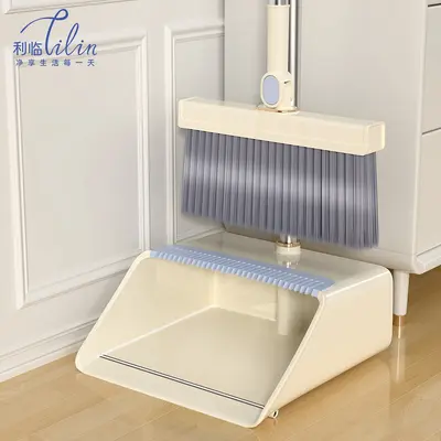 Broom 2025 Household Set Dustpan New Style Broom Squeegee Floor Sweeping Magic Tool Besom Trash Shovel Cleaning Folding