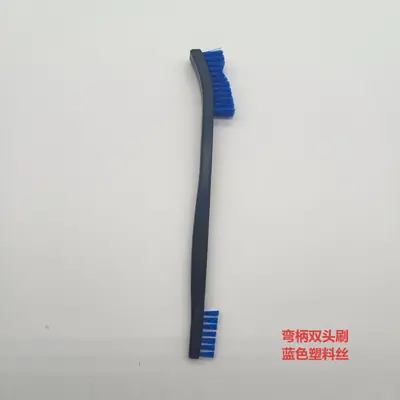 Naylon çift uçlu fırça tabancası fırça parlatma ve dekontaminasyon metal tel fırça bakır tel fırça aracı fırça üç parçalı set - 10