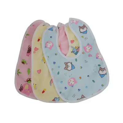 Waterproof children's drool bib, double-layer baby - 8