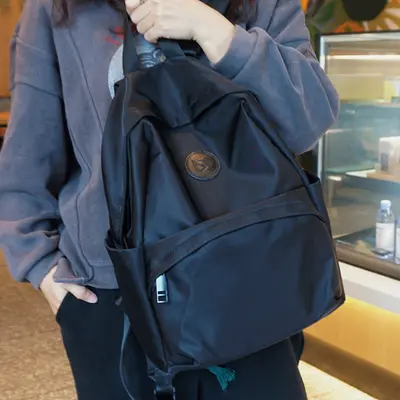 Lightweight Waterproof Oxford Fabric Women's Travel Backpack with Laptop Compartment - 7