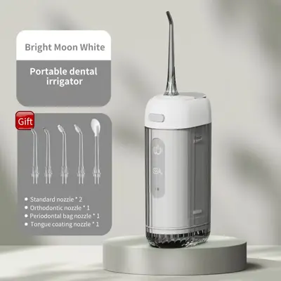 Portable Electric Water Flosser with Dental Cleaning and Tartar Removal