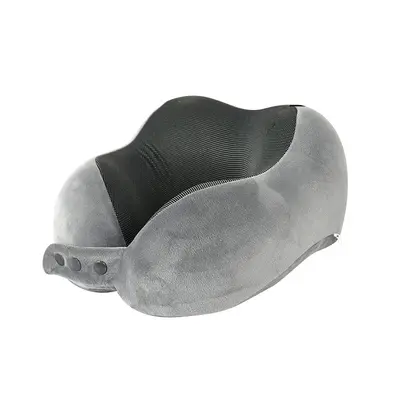 U şekli boyun yastığı, hafıza köpüğü, seyahat, ayarlanabilir - 6
