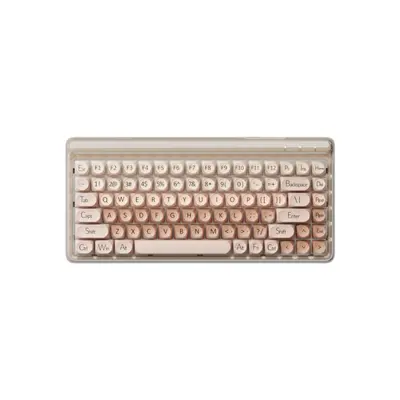 Qianxingzhe V75 Blush Üç Modlu Kablolu Bluetooth Klavye