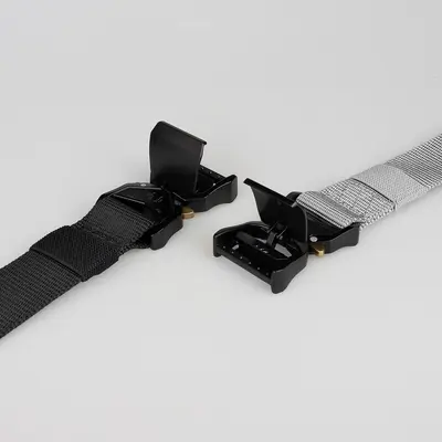 Cross-border Tactical Waist Belt Men's Outdoor Quick Release Cobra Alloy Buckle Nylon Woven Belt Work Uniform Training Pants Belt