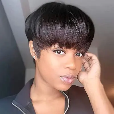 1B/27 Ombre Wig, Full Machine Made, Human Hair - 7