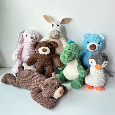 Plush Dog Squeaky Chew Toy